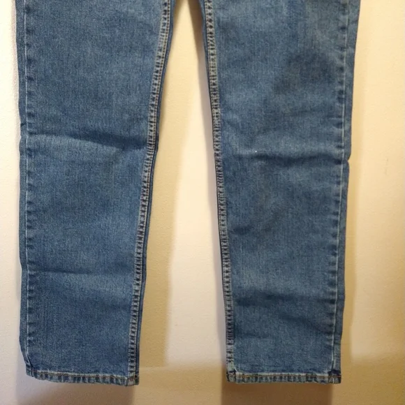 Levi's 514 Medium Indigo Straight Leg Regular Fit Blue Jeans - Picture 15 of 15